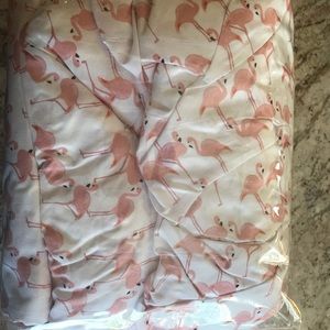 4 Piece Sheet Set - King - Pink Flamingos